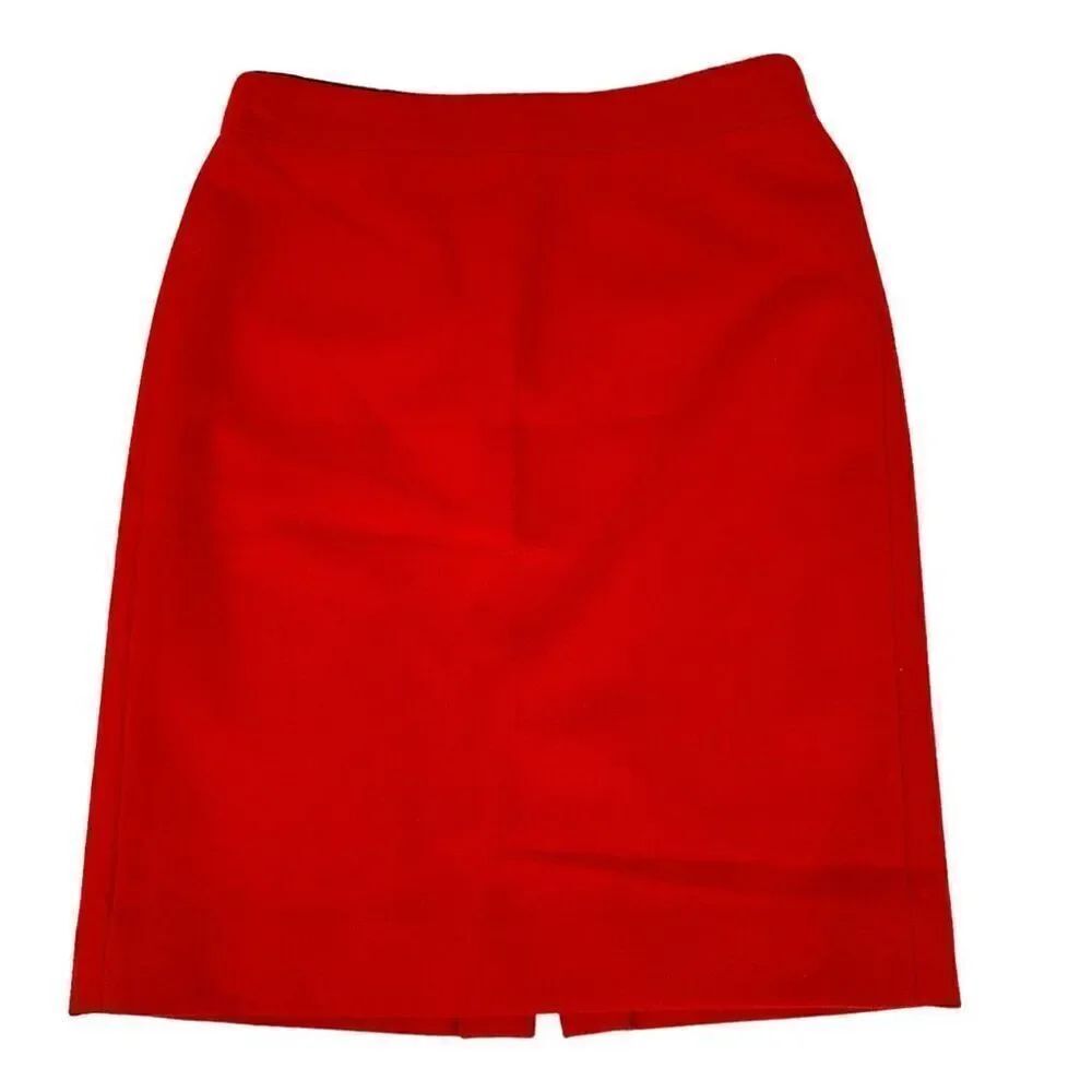J. Crew Women's Double Serge Wool Pencil Skirt size 0